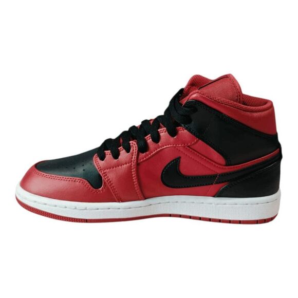 NWOB NIKE Air Jordan 1 Mid \'Reverse Bred\' Sneakers Size 8.5 main image 7